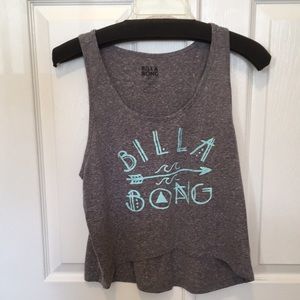 Billabong crop top/ muscle tank